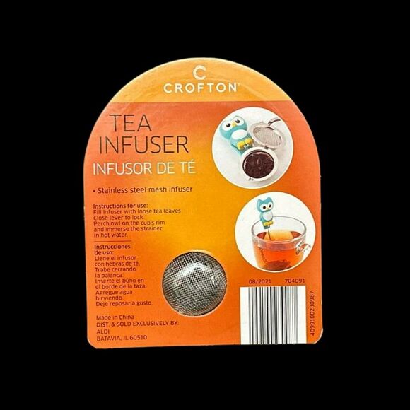 Crofton Owl BPA Free Tea Infuser - New - Picture 2 of 2